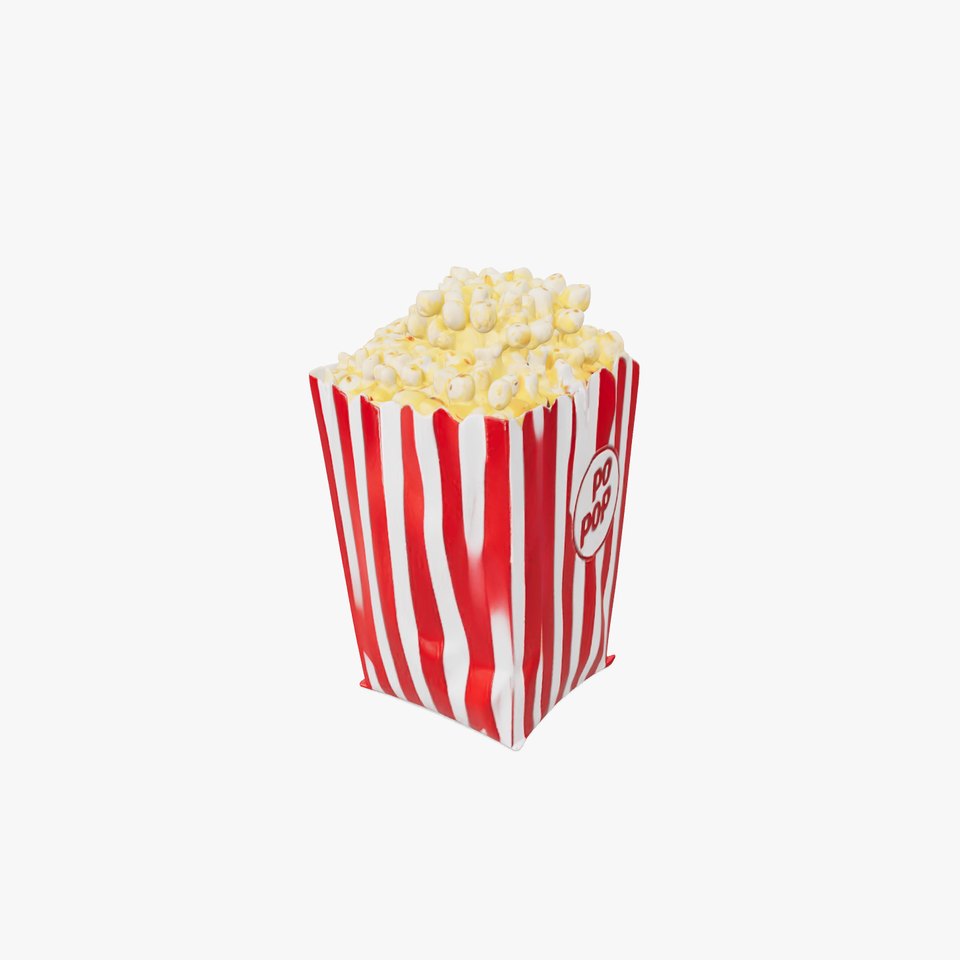 Cinema Popcorn Box Model Pack
